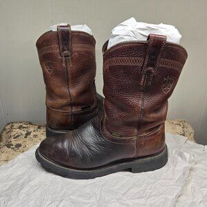 ARIAT ~ Men’s 10.5 Boots ~ Brown Leather ~ Oil Resistant